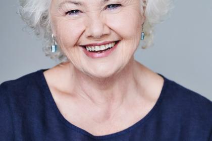 A headshot image of actress Annette Badland