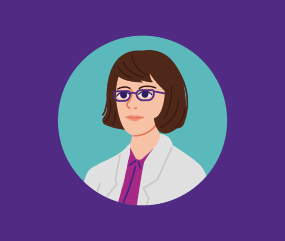 Illustration of a nurse.