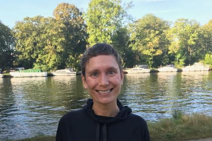 Amy, a woman who shared her story with Target Ovarian Cancer