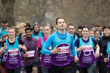 Target Ovarian Cancer runners taking part in Run 11