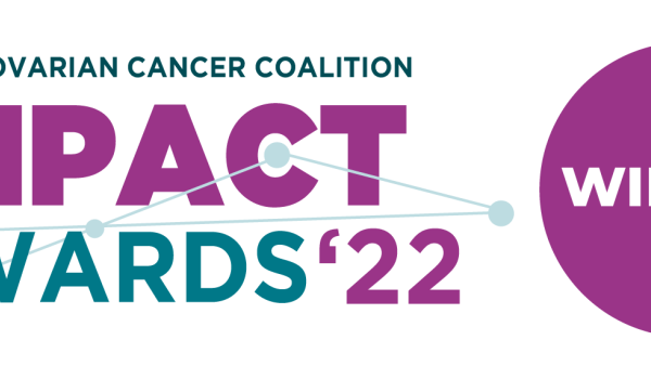World Ovarian Cancer Coalition Impact Awards 2022 winner badge