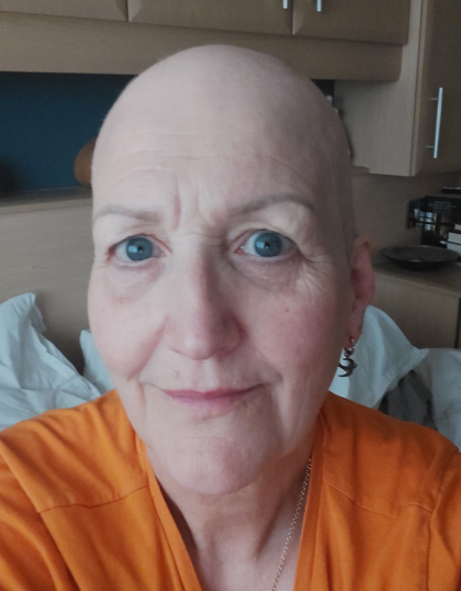 Denise during chemotherapy