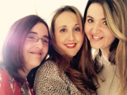 A photo of Leanne and Natalie with their mum