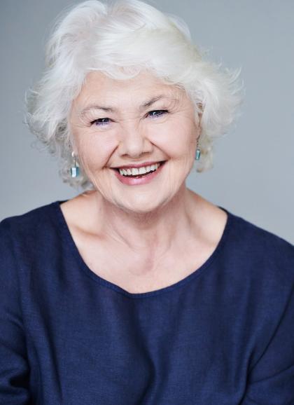 A headshot image of actress Annette Badland